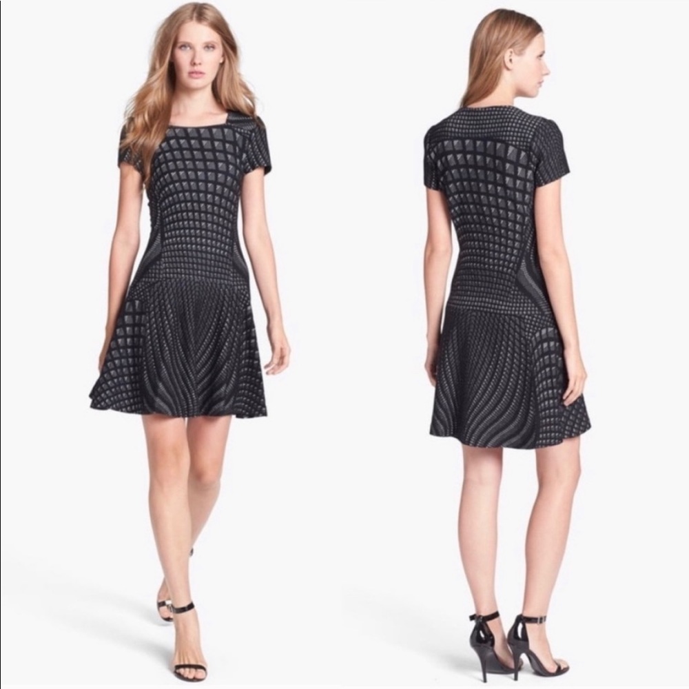 DVF Hansine Knit A-Line Dress Size 6 wool